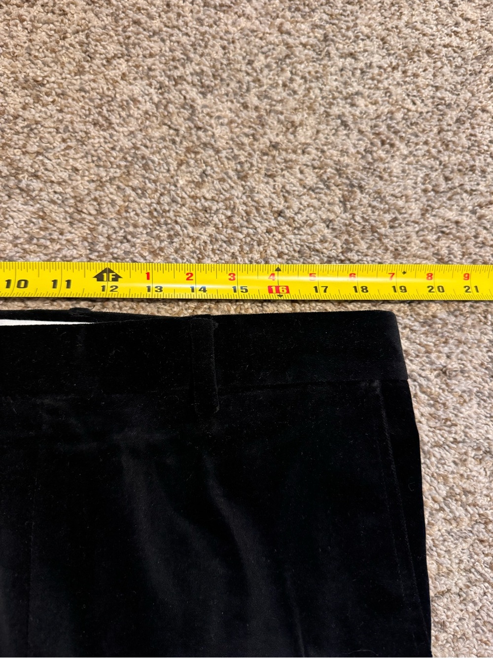 J. McLaughlin Black Velvet Men’s Pants with Tartan Tuxedo Stripe - 36 - Picture 7 of 8